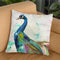 Peacock Dress Throw Pillow By Color Bakery