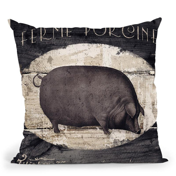 Campagne Ii Throw Pillow By Color Bakery