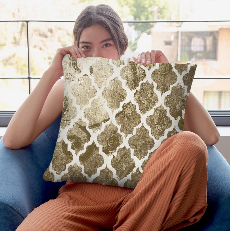 Salima Iv Throw Pillow By Color Bakery