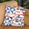 Americana Quilt Throw Pillow By Color Bakery