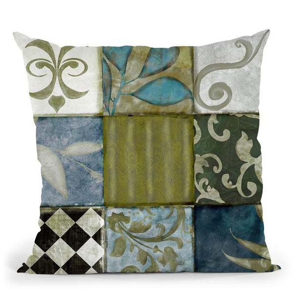 Les Fleurs De La Terre I Throw Pillow By Color Bakery