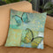 Damask & Butterflies Ii Throw Pillow By Color Bakery
