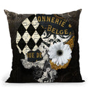 Paris Halloween I Throw Pillow By Color Bakery