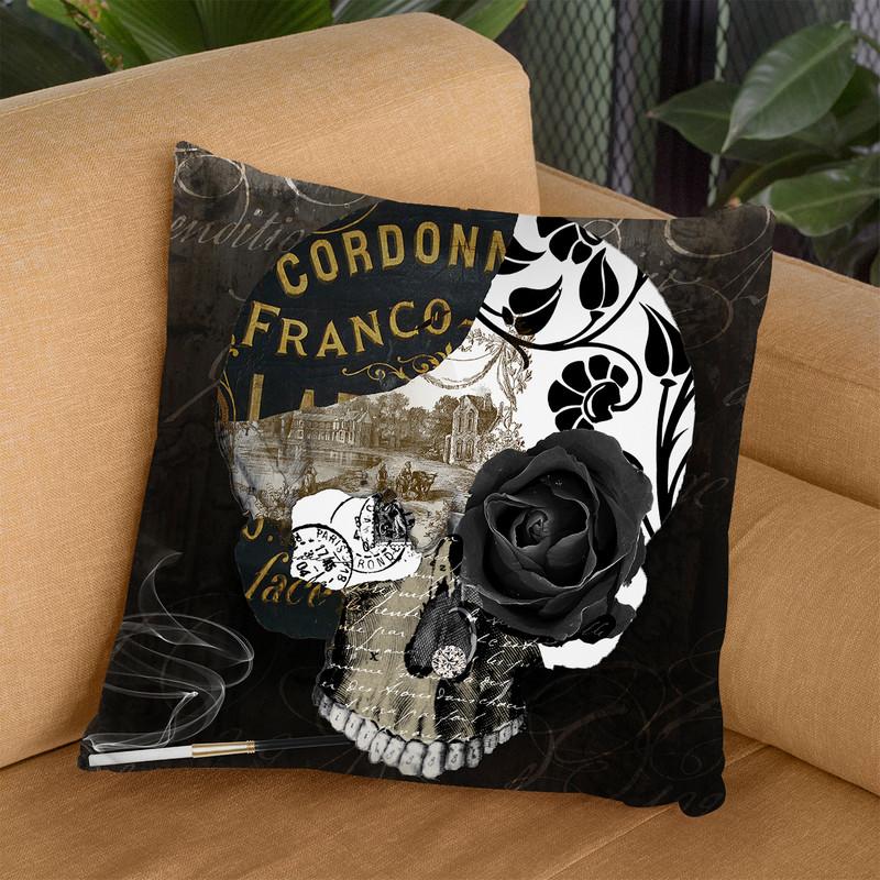Paris Halloween Ii Throw Pillow By Color Bakery
