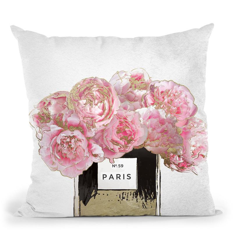 Pink Scented Throw Pillow By Color Bakery