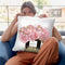 Pink Scented Throw Pillow By Color Bakery