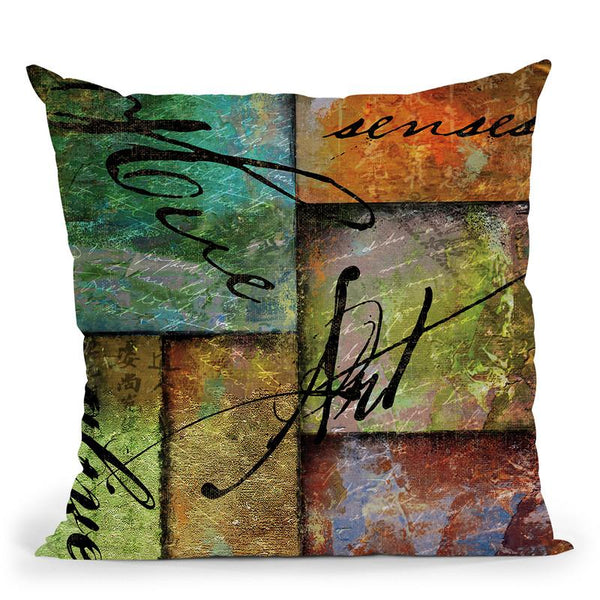 Color Therapy Ii Throw Pillow By Color Bakery
