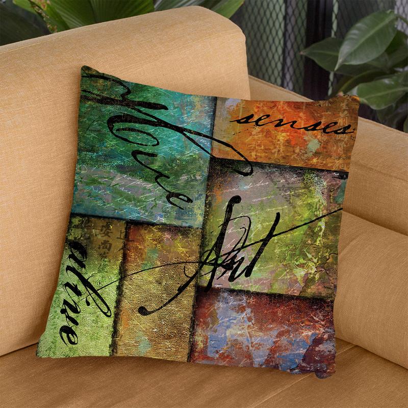 Color Therapy Ii Throw Pillow By Color Bakery