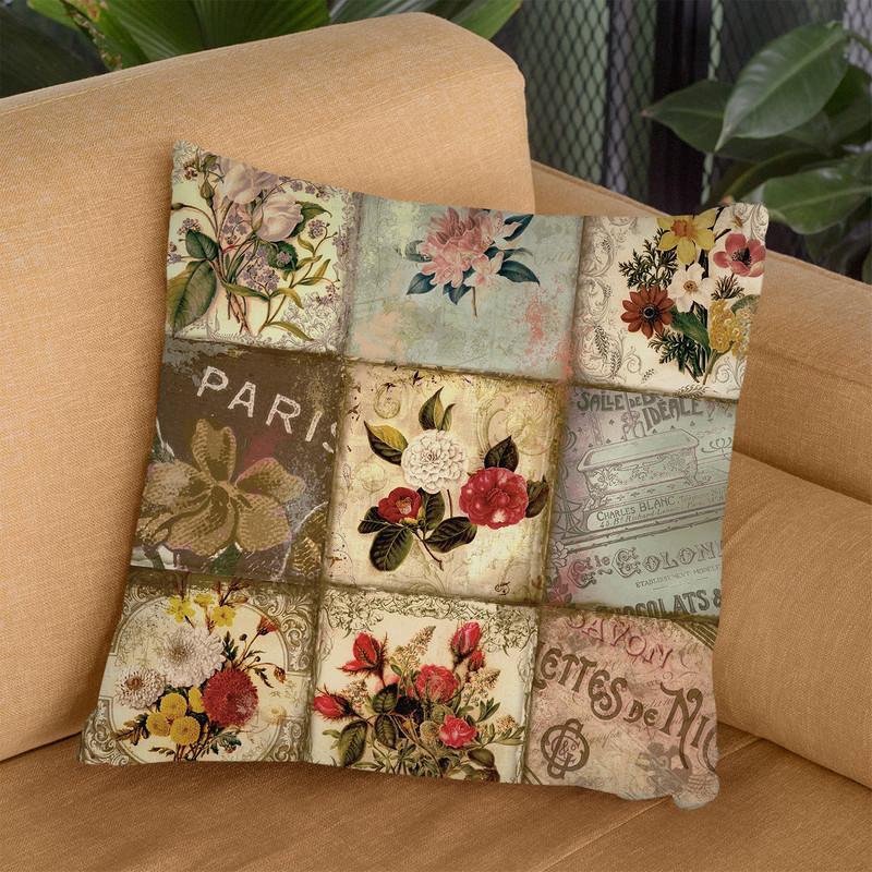He Gave Me Flowers Ii Throw Pillow By Color Bakery