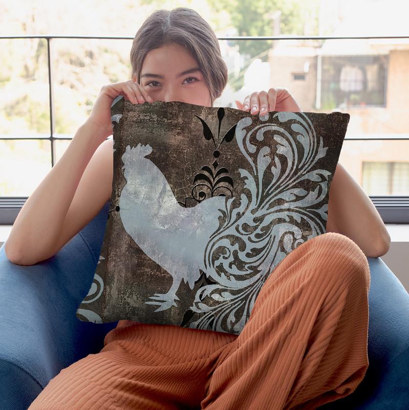Weathervane I Throw Pillow By Color Bakery