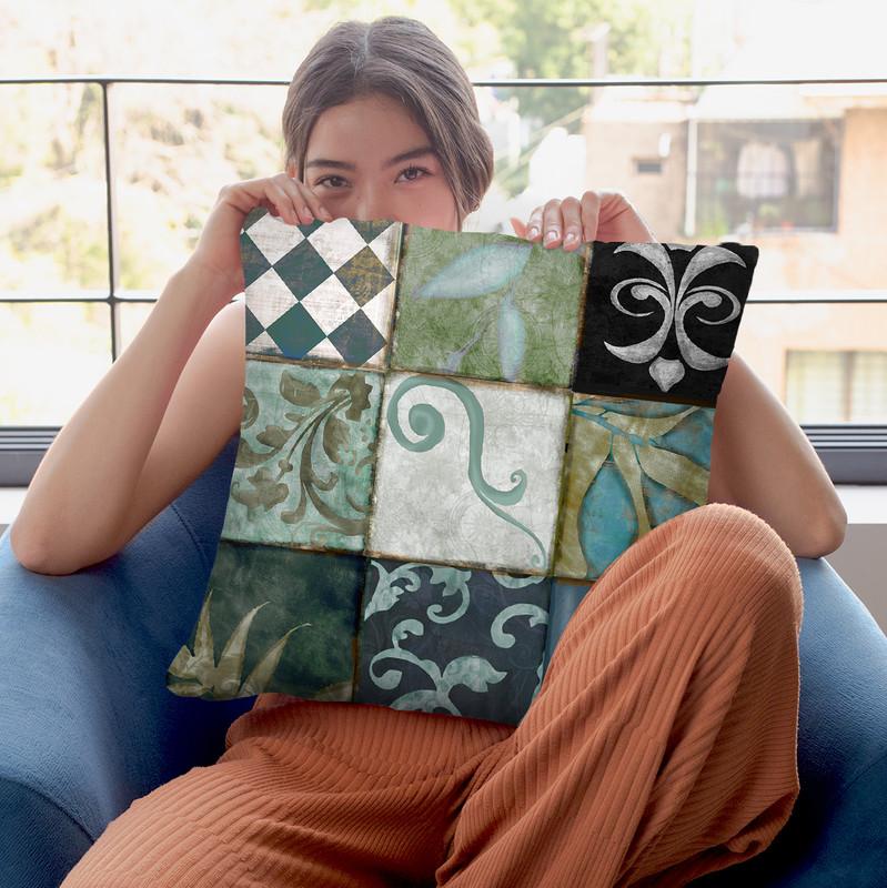Les Fleurs De La Terre Ii Throw Pillow By Color Bakery