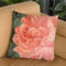 Coleurs Peche Throw Pillow By Color Bakery
