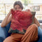 Coleurs Rouge Throw Pillow By Color Bakery