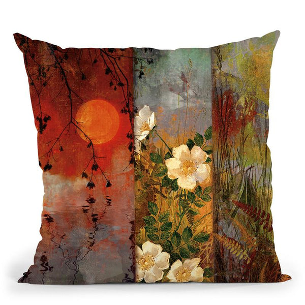 Whisper Forest Moon Ii Throw Pillow By Color Bakery