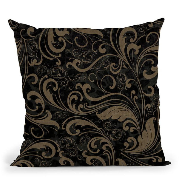 Cafe Noir Pattern Iv Throw Pillow By Color Bakery