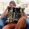Cafe Noir Pattern Vi Throw Pillow By Color Bakery