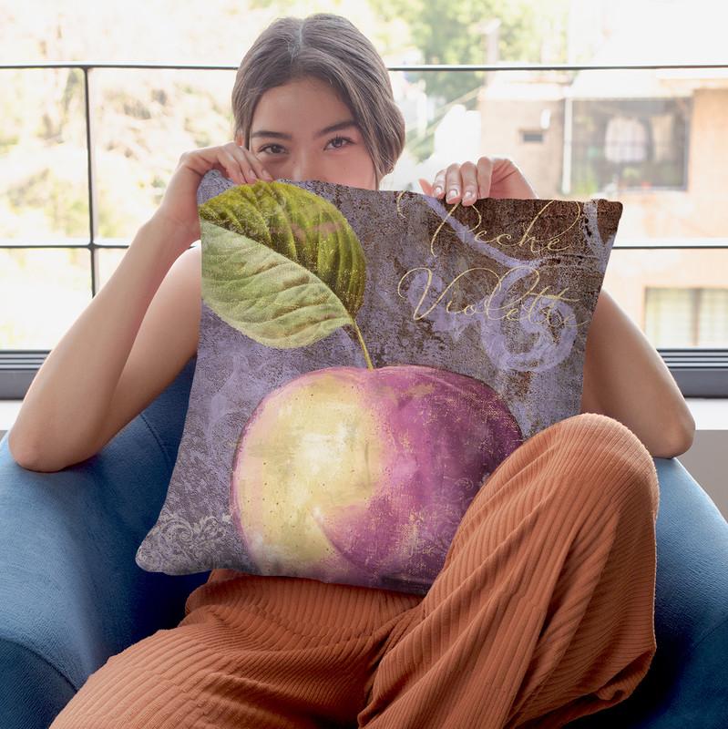 Violette Iii Throw Pillow By Color Bakery