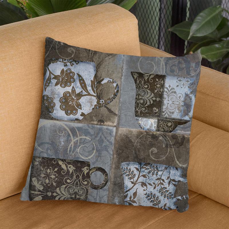 Four Cups Ii Throw Pillow By Color Bakery