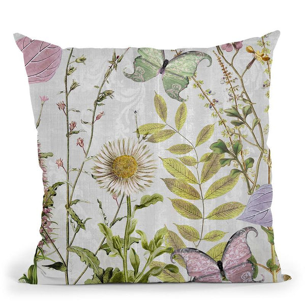 Botanique Ii Throw Pillow By Color Bakery