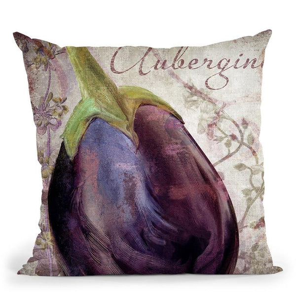 Legumes Francais I Throw Pillow By Color Bakery