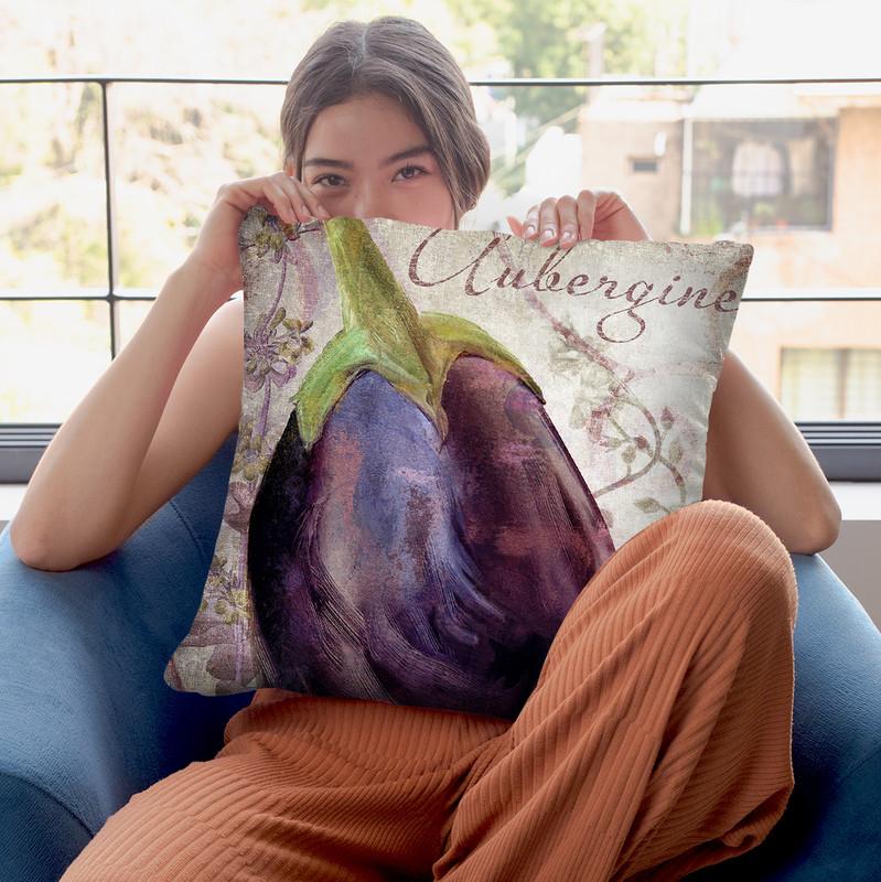 Legumes Francais I Throw Pillow By Color Bakery
