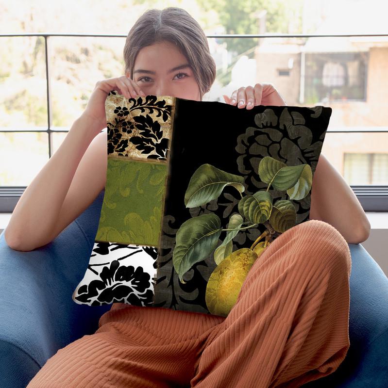Damask Lerain I Throw Pillow By Color Bakery