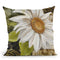 White Sunflower Ii Throw Pillow By Color Bakery