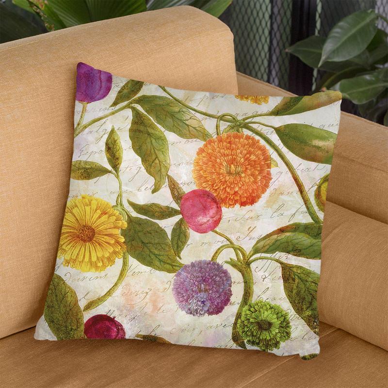 Sunbathers I Throw Pillow By Color Bakery