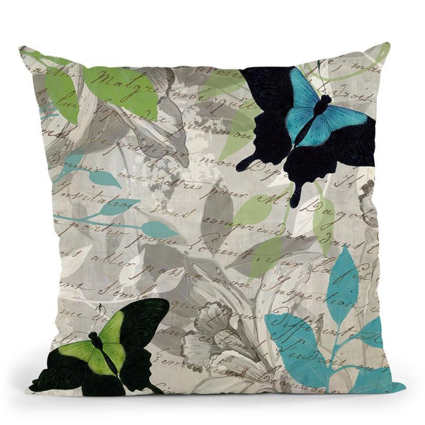 Aloft I Throw Pillow By Color Bakery