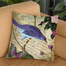 Petals And Wings Ii Throw Pillow By Color Bakery