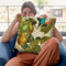 Petals And Wings Iii Throw Pillow By Color Bakery