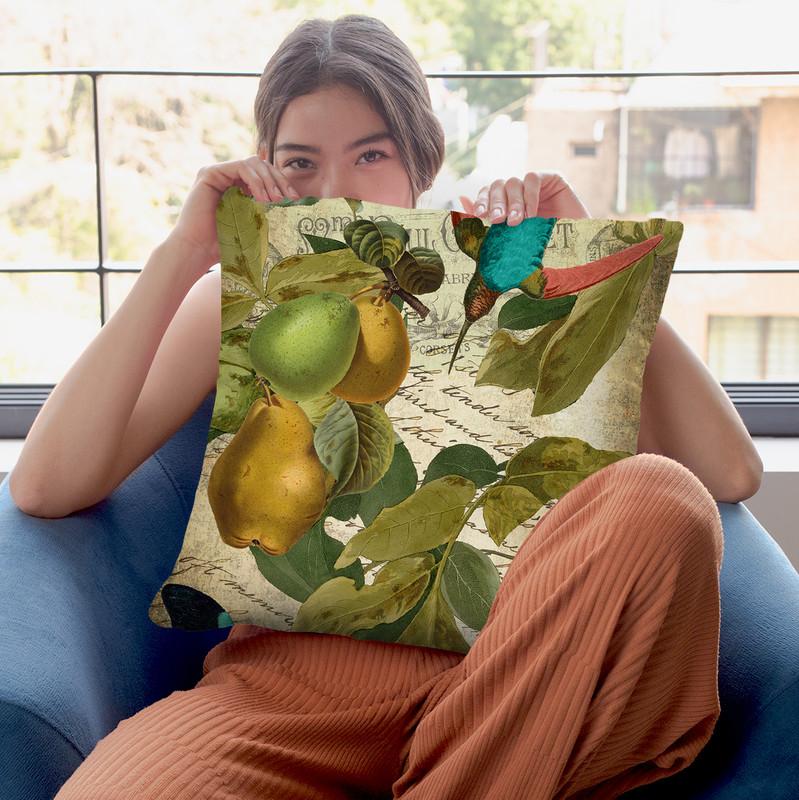 Petals And Wings Iii Throw Pillow By Color Bakery