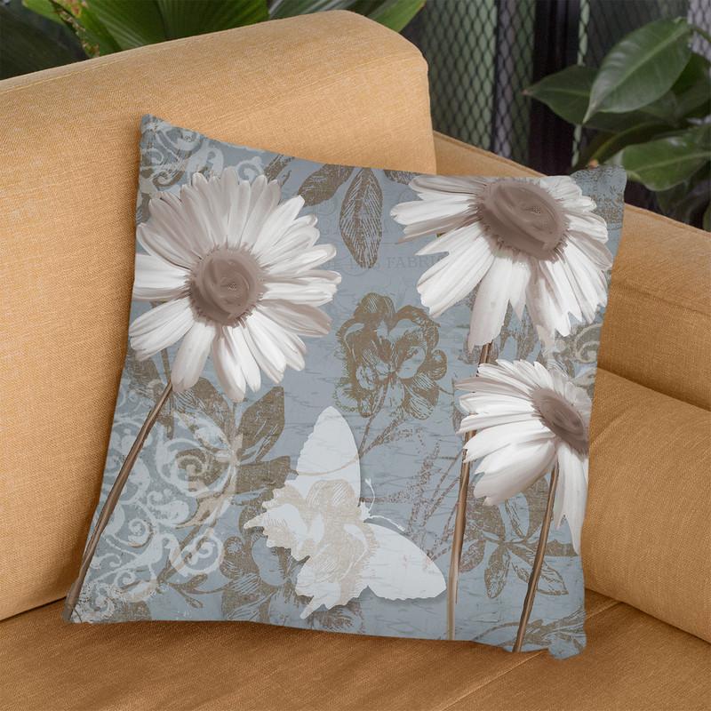 Daisy Recital Ii Throw Pillow By Color Bakery