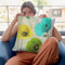 Gardenimmer I Throw Pillow By Color Bakery