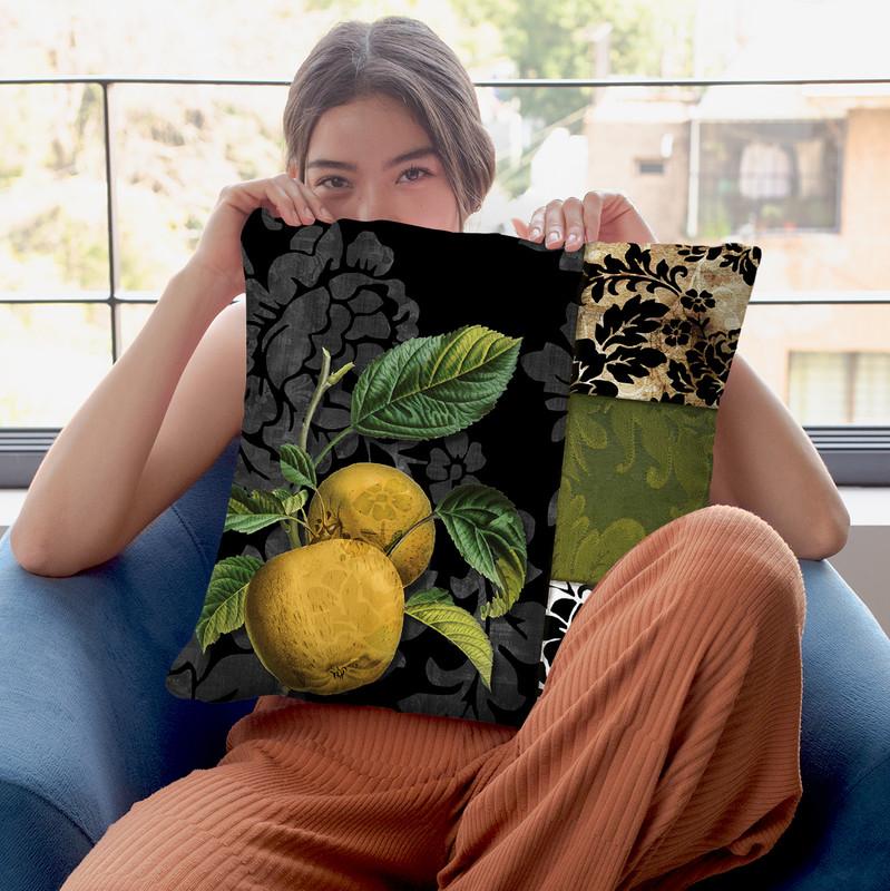 Damask Lerain Iv Throw Pillow By Color Bakery