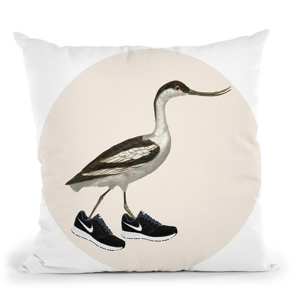 Bird With A Bag Throw Pillow By Coco De Paris