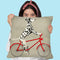 Dalmatian On Bicycle Throw Pillow By Coco De Paris