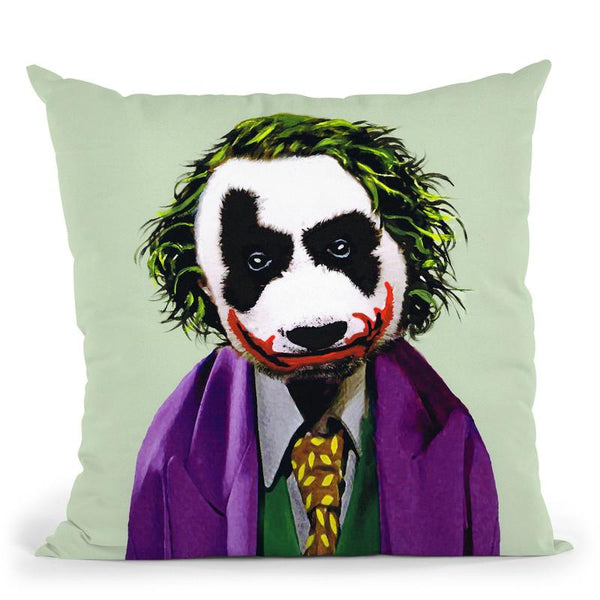 Panda Joker Throw Pillow By Coco De Paris
