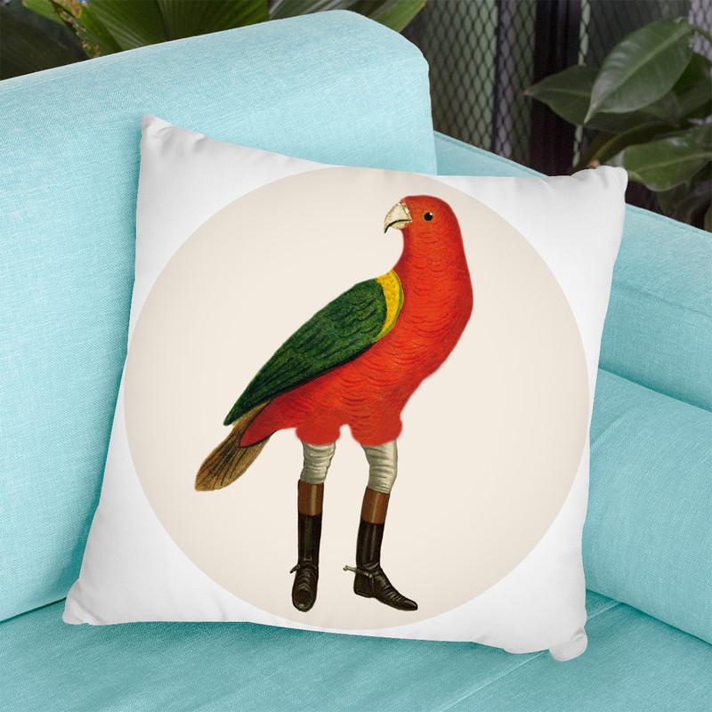 Perrot With Boots Throw Pillow By Coco De Paris