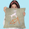 Chihuahua On Bicycle Throw Pillow By Coco De Paris