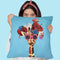 Flower Power Girafe Throw Pillow By Coco De Paris