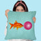 Goldfish With Bubblegum Throw Pillow By Coco De Paris