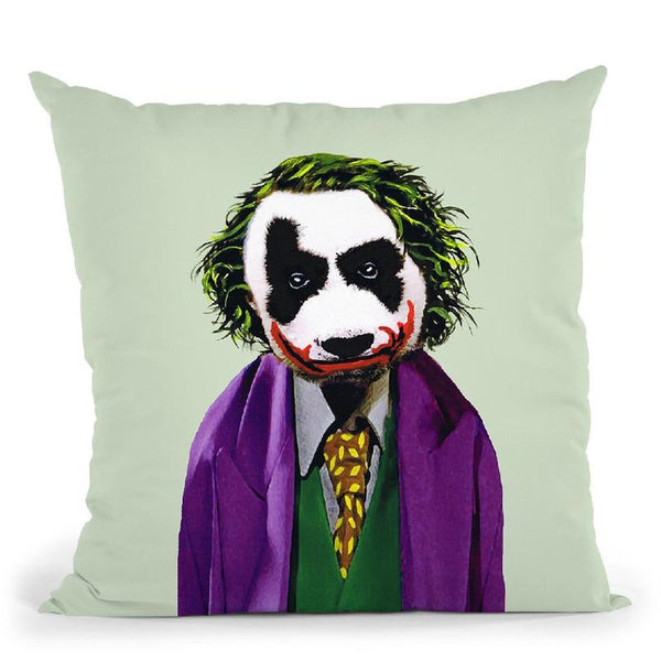 Joker Panda Throw Pillow By Coco De Paris
