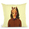 Lennon Horse Throw Pillow By Coco De Paris