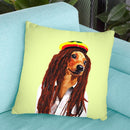 Marley Daschund Throw Pillow By Coco De Paris