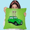 Ostriches In A Car Throw Pillow By Coco De Paris