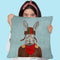 Rabbit With Helmet Throw Pillow By Coco De Paris