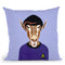 Spock Goat Throw Pillow By Coco De Paris