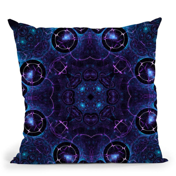 Connected V  Throw Pillow By Cameron Gray - by all about vibe