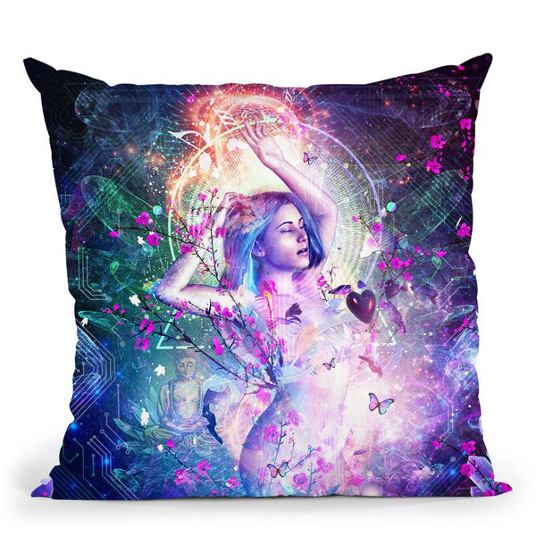 Encounter With The Sublime  Throw Pillow By Cameron Gray - by all about vibe